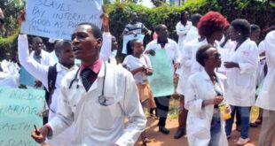 Medical interns on strike recently