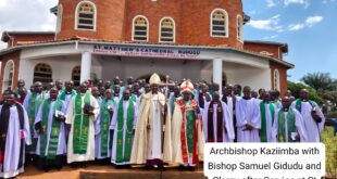 Archbishop Kaziimba Calls for Unity as he Concludes Bugisu Farewell