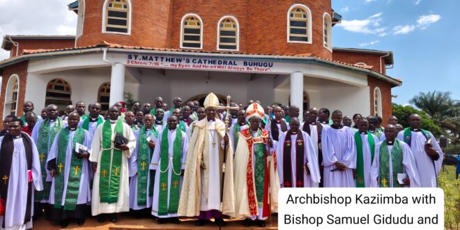 Archbishop Kaziimba Calls for Unity as he Concludes Bugisu Farewell