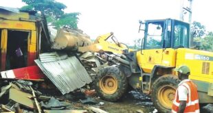 Demolition of roadside businesses wipes out revenues shatters dreams