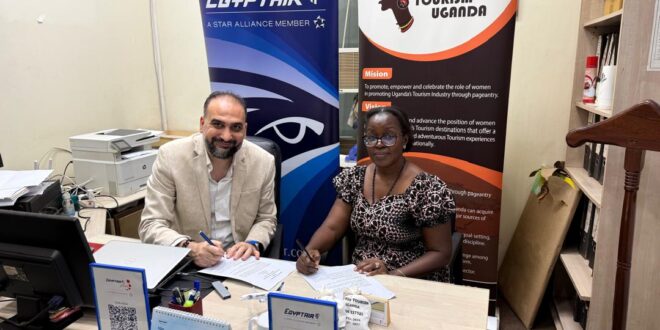 EgyptAir Miss Tourism Uganda Join Forces to Market Uganda Abroad