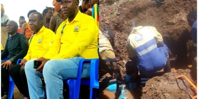 Hon Cadet Benjamin Buturo brings water projects to Rubirizi district