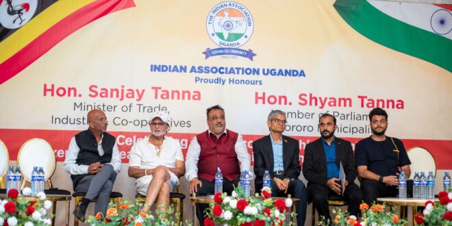 Indian Association Uganda Celebrates  Hons. Sanjay Tanna, Shyam  For Outstanding Service