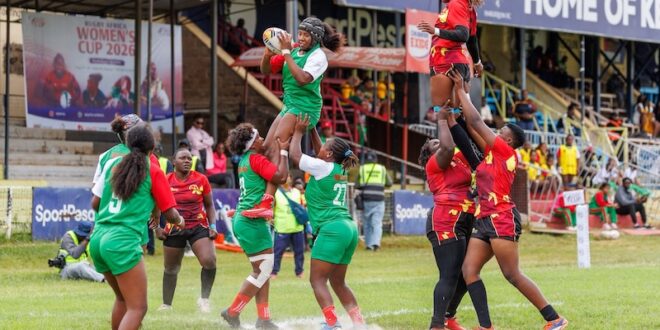 Lady Rugby Cranes making forward Steps