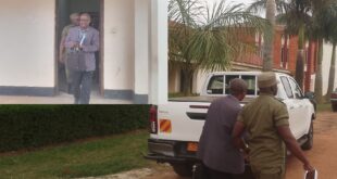 police officer on the CAO Muhwezi
