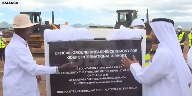 Multibillion Project: Museveni Breaks Ground For Kidepo International Airport