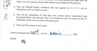 Open Letter To President Museveni There is Some Corruption At