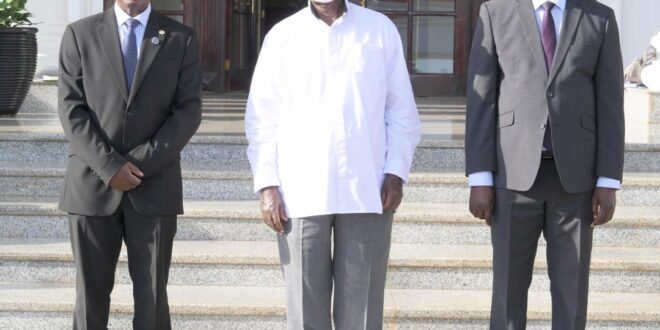 President Museveni President Over Swearing Ceremony of Deputy Chief Justice