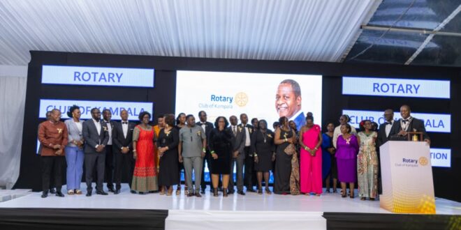 Rotary Club Of Kampala Installs 70th President & Board, Unveils Ambitious ‘777’ Strategy
