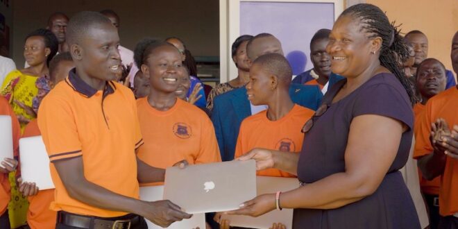 Safal Uganda Baati donates computers to boost digital learning in