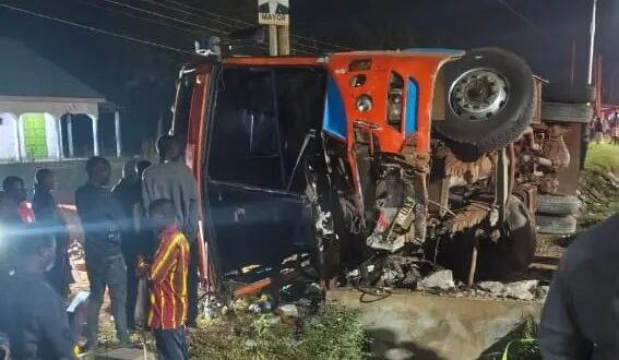Another Tragedy! Several Injured As Kakise Bus Overturns In Soroti