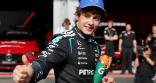 Antonelli takes Belgium pole from Verstappen