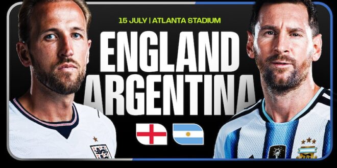 England face ultimate test against Messis Argentina in semifinal tie