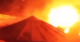 Fire guts Nsambya Police Barracks housing unit