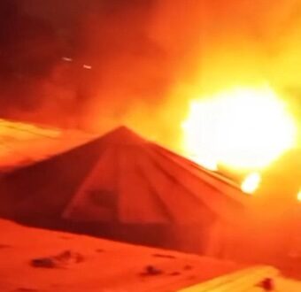 Fire guts Nsambya Police Barracks housing unit