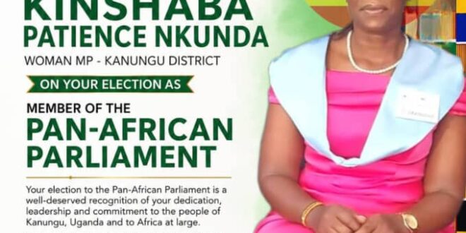Hon Kushaba Patience scoops bigger African work