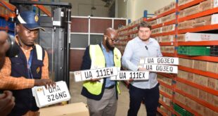 ITMS Accelerates Number Plate Production Following Minister Byamukama Directive