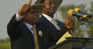 dusman okee with president museveni 1
